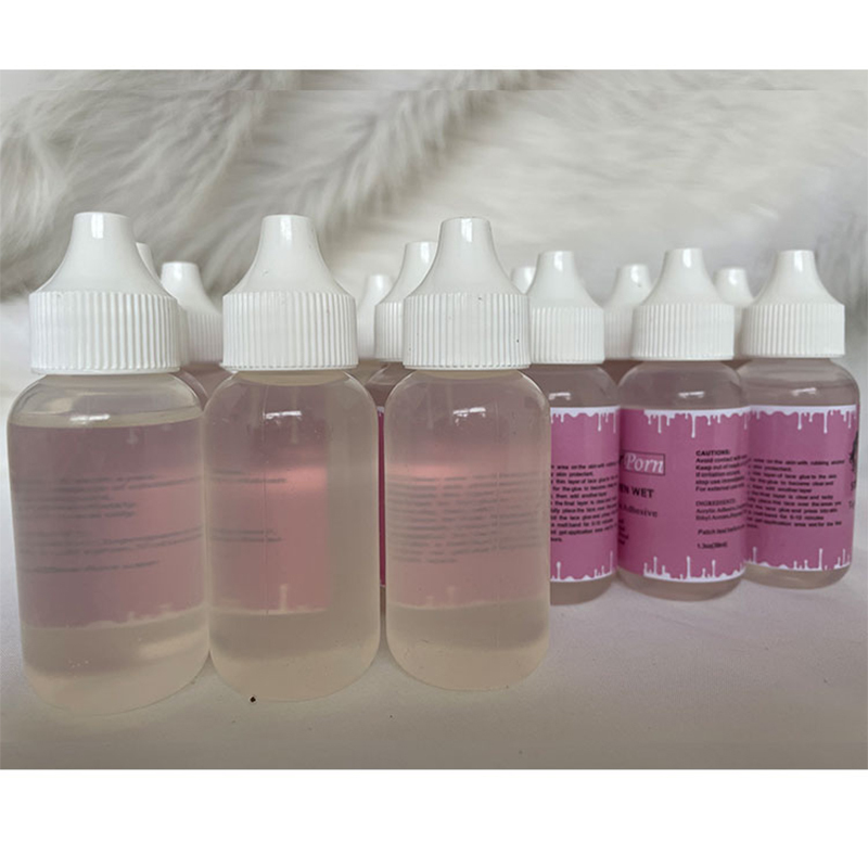 Wholesales Transparent Glue 1.3oz 38ml Lace Wig Cap Toupee Adhesive Glue Hair Replacement Adhesive Lasting Wig Glue Hair Bonding