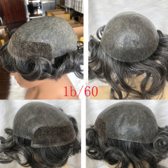 1B Mixed 60% Grey Hair