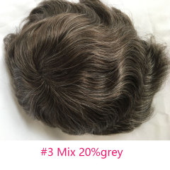 3#mixed 20%grey hair