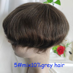 5#mixed 10%grey hair