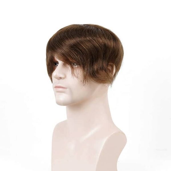 Customize Mens Toupee Hairpieces for Men Human Hair Replacement Wigs