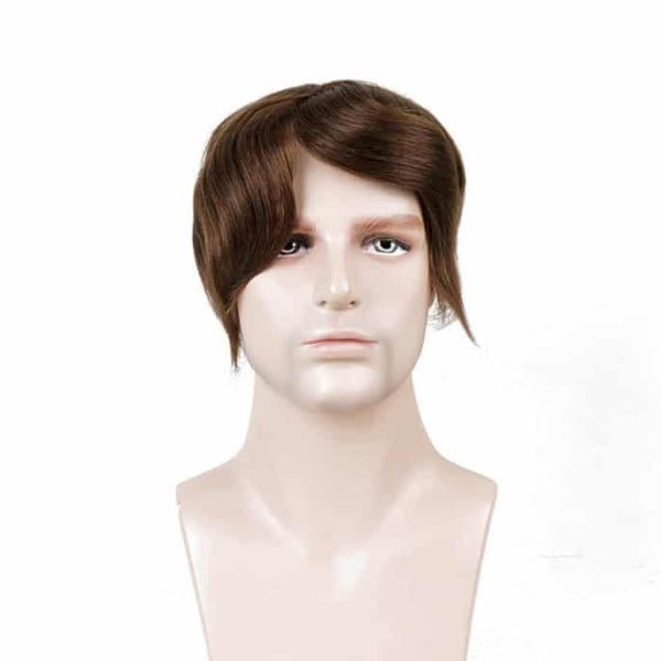 Customize Mens Toupee Hairpieces for Men Human Hair Replacement Wigs