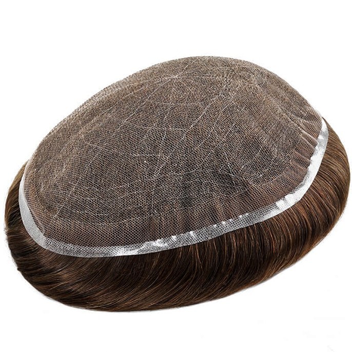 Customize Mens Toupee Hairpieces for Men Human Hair Replacement Wigs
