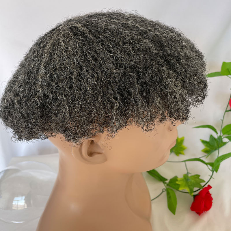 Human Hair Mens Hairstyles 360 Men Wave Swiss Full Lace Curly Wigs Toupee 613# Color Toupee For Mens Afro Kinky Curly Toupee Hair Weave
