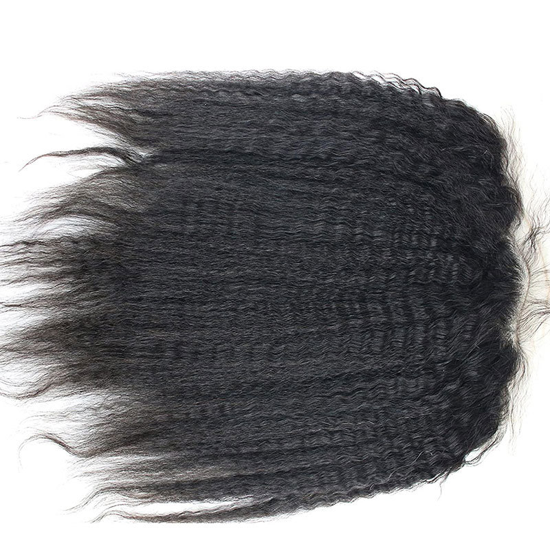 Voloriahair 13x6 Virgin Remy Kinky Straight Human Hair Pre Plucked Full Lace Frontals Hair Pieces Kinky Curly Ear To Ear Lace Frontal Closure With Baby Hair