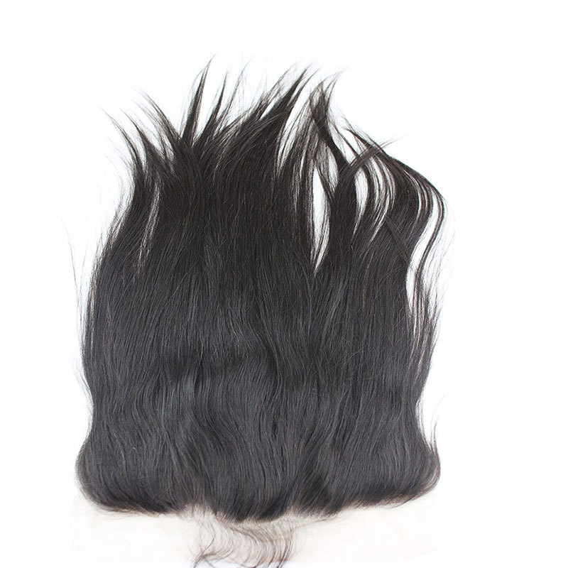 Brazilian Hair Transparent Full Lace Frontal Pre Plucked With Body Wave Ear To Ear 13X6 Lace Frontal Closure Human Hair Pieces Silk Straight Lace Closure