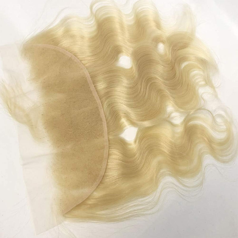 Voloriahair Brazilian Body Wave 13x4 Ear to Ear Full Lace Frontal Closure 613 Lace Wigs Blonde Color Human Hair Closure With Women Hair