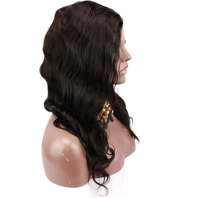 Voloriahair180%Density Body Wave Left U Part Wigs Glueless Human Hair Wigs For Women Brazilian Remy Hair Wigs1x4inch Human Hair Wig With Clips Combs Straight Hair Wigs