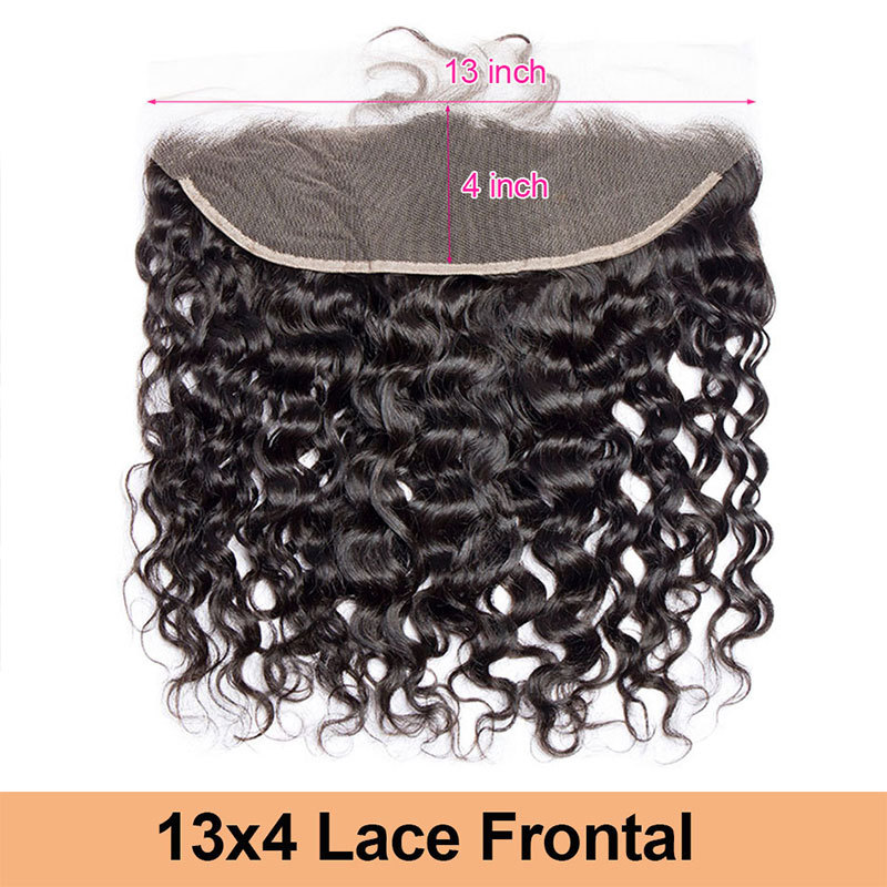 Voloria Lace Frontal Human Hair13x4 Swiss Lace Frontal Deep Culry Closure Free Part Ear To Ear Front Remy Hair Frontal For Women