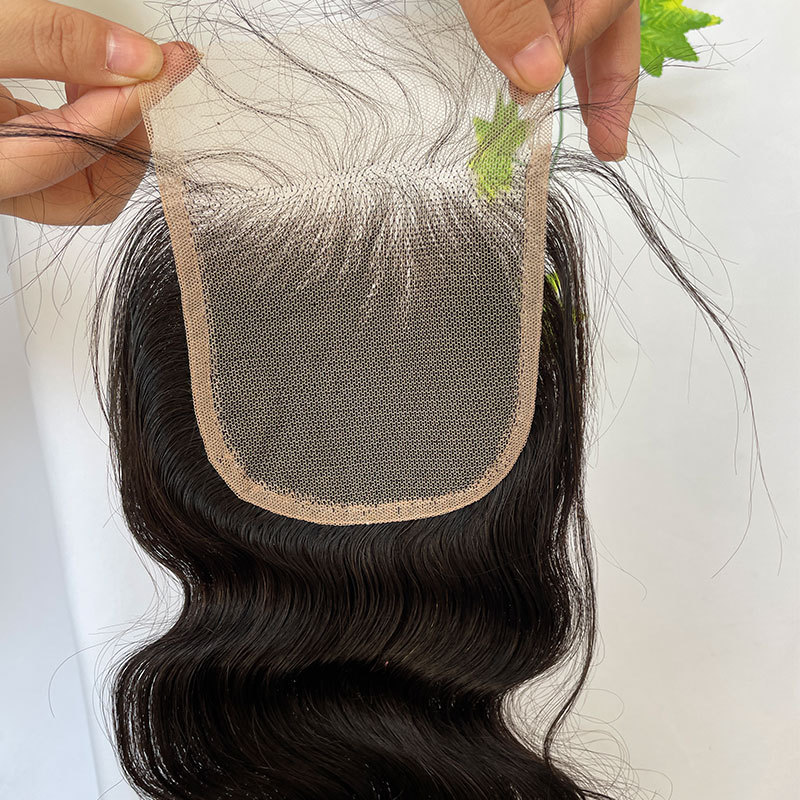 Lace Closure Body Wave Human Hair 4x4 Swiss Lace Closure Straight Human Hair Lace Closure For Women