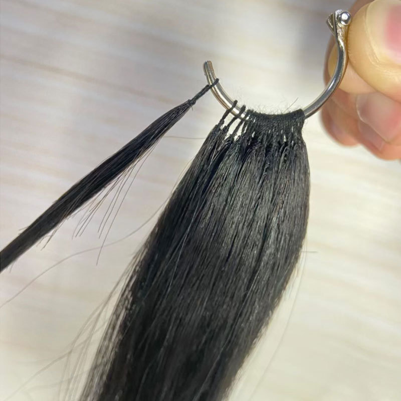 Feather Hair Extension 200pc/Lot Silky Straight Hair Extensions 18-24inch 100% Human Hair Extensions For Women Natural Color