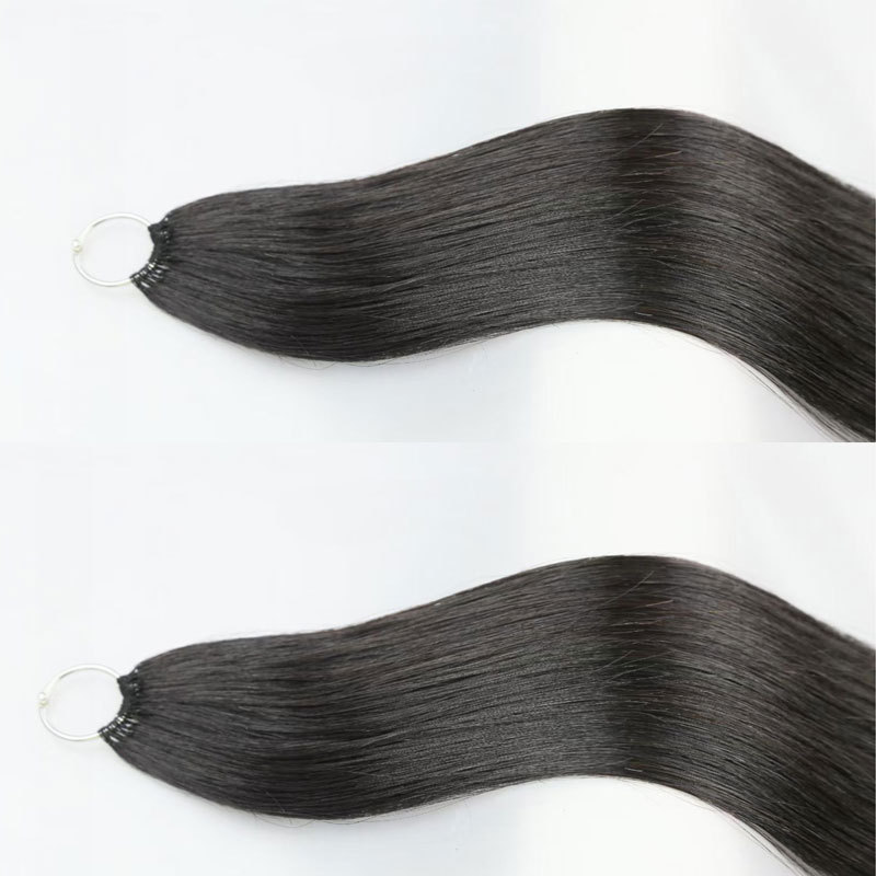 Feather Hair Extension 200pc/Lot Silky Straight Hair Extensions 18-24inch 100% Human Hair Extensions For Women Natural Color