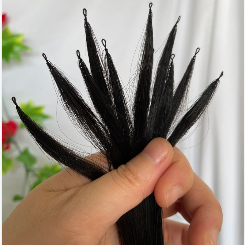 Feather Hair Extension 200pc/Lot Silky Straight Hair Extensions 18-24inch 100% Human Hair Extensions For Women Natural Color