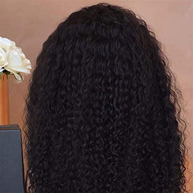300% Density 13x4” Lace Front Human Hair Wigs Water Wave Brazilian Remy Human Hair Free Part Lace Front Wig With Baby Hair For Women Human Hair Curly