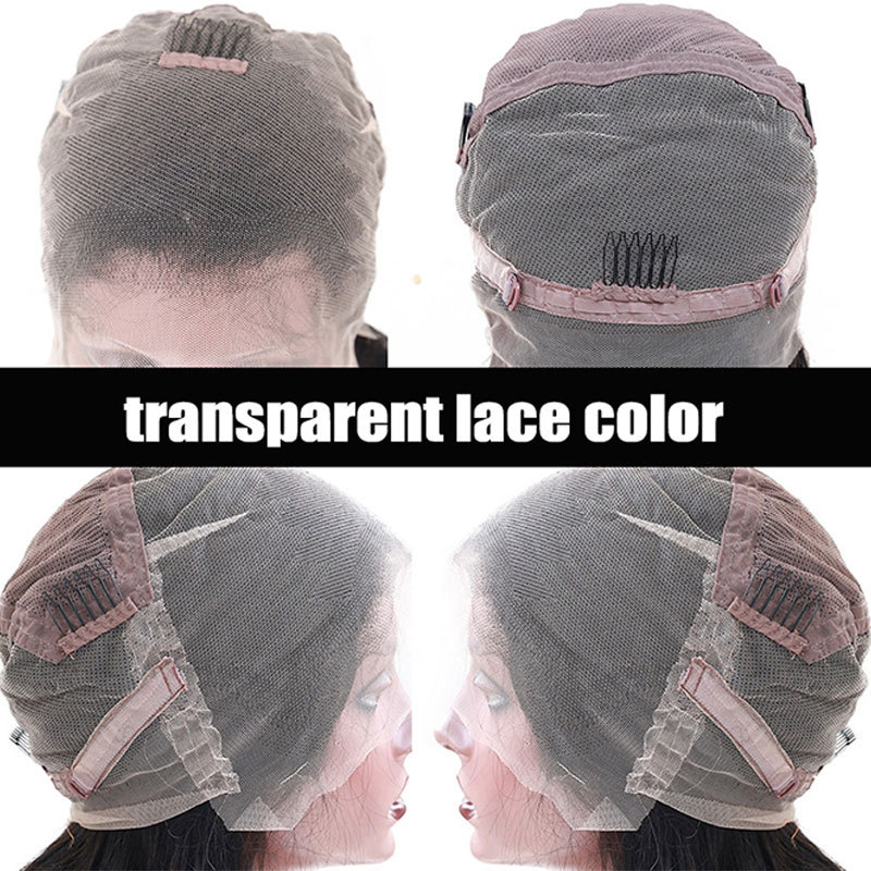 #8 Pure Blonde Color Full Lace Human Hair Wigs Brazilian Remy Human Hair Full Lace Wig With Baby Hair Pre Plucked Natural Hairline For Women