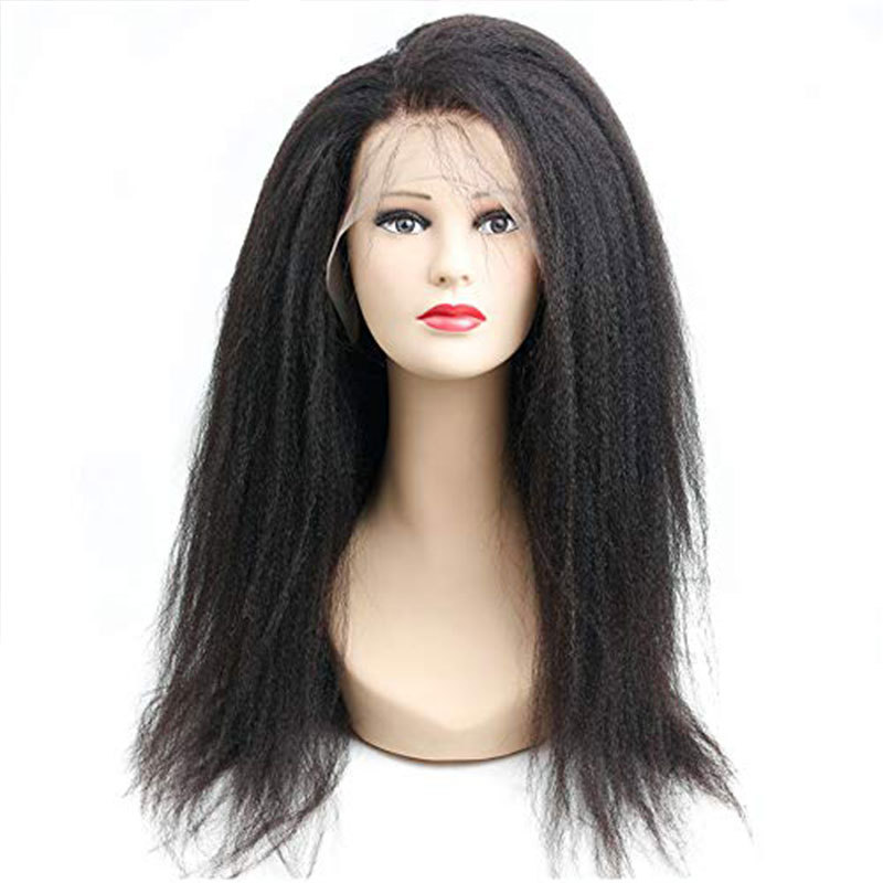 #8 Pure Blonde Color Full Lace Human Hair Wigs Brazilian Remy Human Hair Full Lace Wig With Baby Hair Pre Plucked Natural Hairline For Women