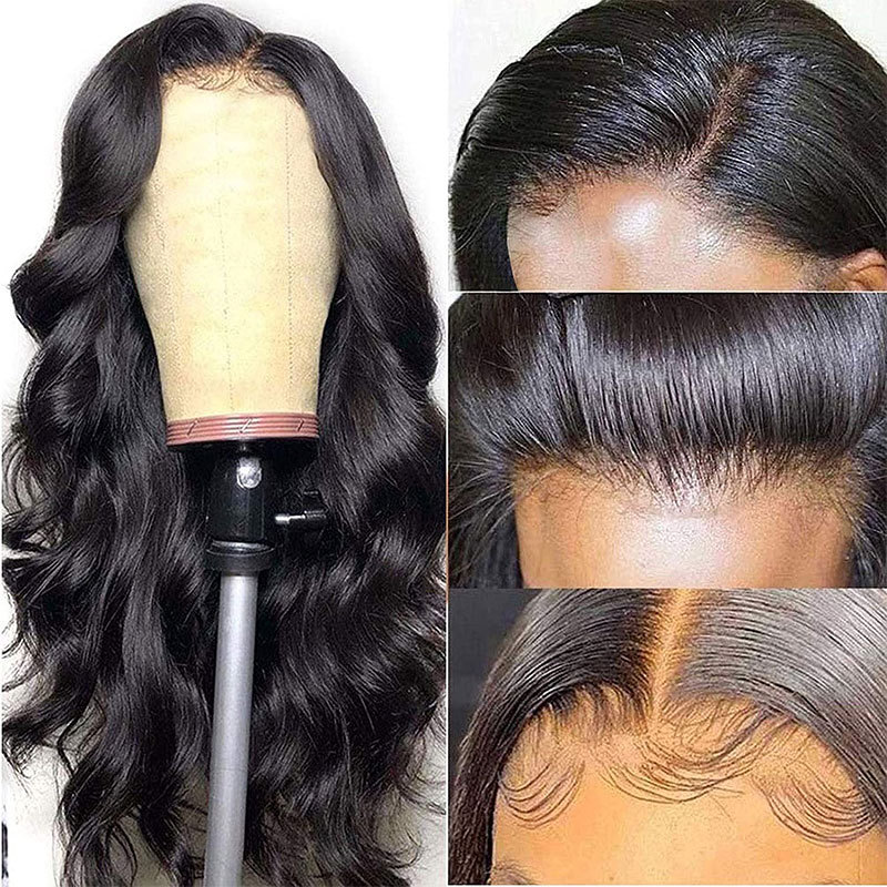 Straight HD Full Lace Human Hair Wigs Pre Plucked Brazilian Human Hair Wig For Women Silk Straight Hair Glueless Wig Natural Color With Baby Hair Full Lace Wigs