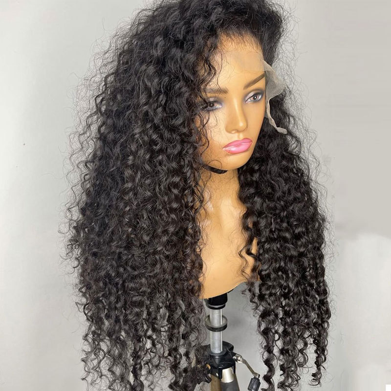 360 Wigs Curly Human Hair Wigs For Women Lace Frontal Wig Deep Curly 360 Lace Brazilian Human Hair Wigs
