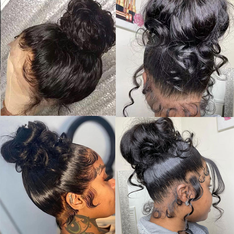 360 Lace Frontal Wig Human Hair Wigs For Black Women Brazilian Remy Hair Pre Plucked Body Wave Lace Front Wig Human Hair Glueless Wig