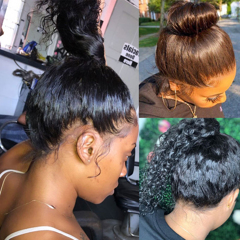 Silk Base Top 4x4 Full Lace Human Hair Wigs For Women Body Wave Lace Wigs Natural Color Brazilian Human Hair Wigs Glueless Lace With Baby Hair Pre Plucked