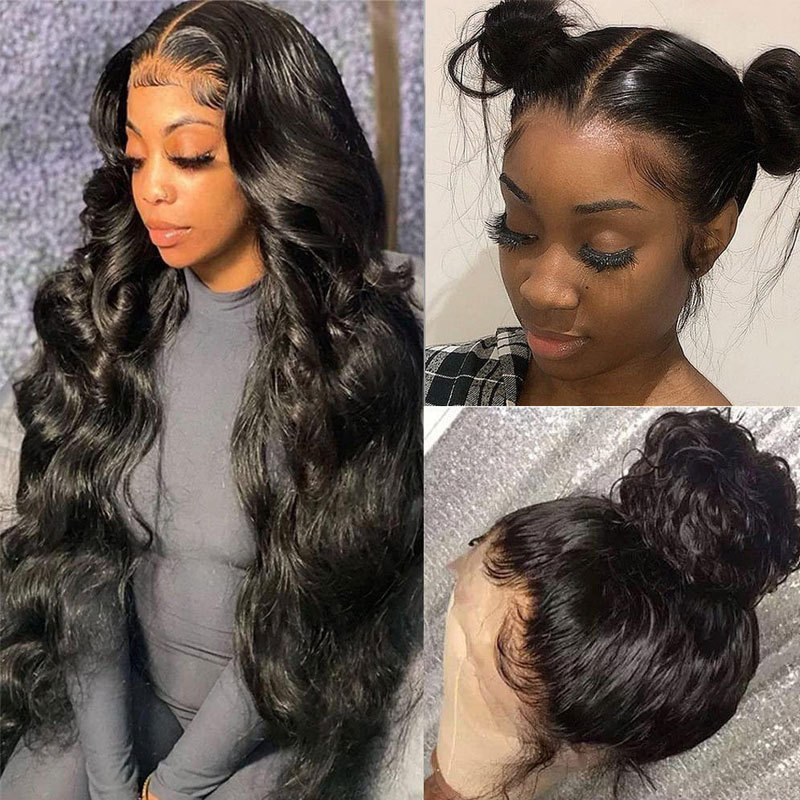 360 Lace Frontal Wig Human Hair Wigs For Black Women Brazilian Remy Hair Pre Plucked Body Wave Lace Front Wig Human Hair Glueless Wig
