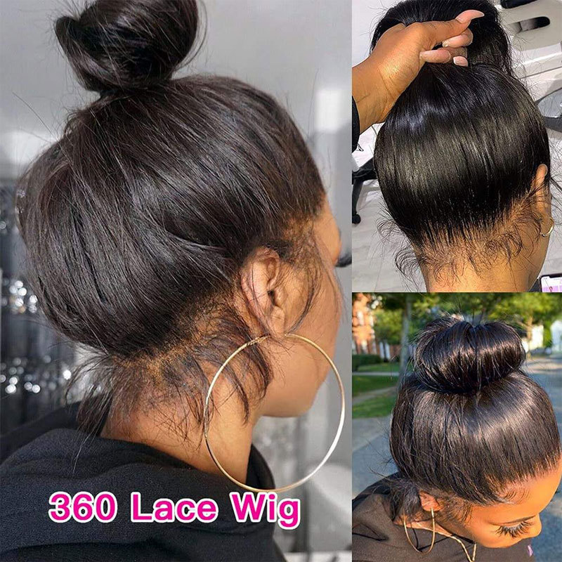 360 Lace Frontal Wig Human Hair Wigs For Black Women Brazilian Remy Hair Pre Plucked Body Wave Lace Front Wig Human Hair Glueless Wig