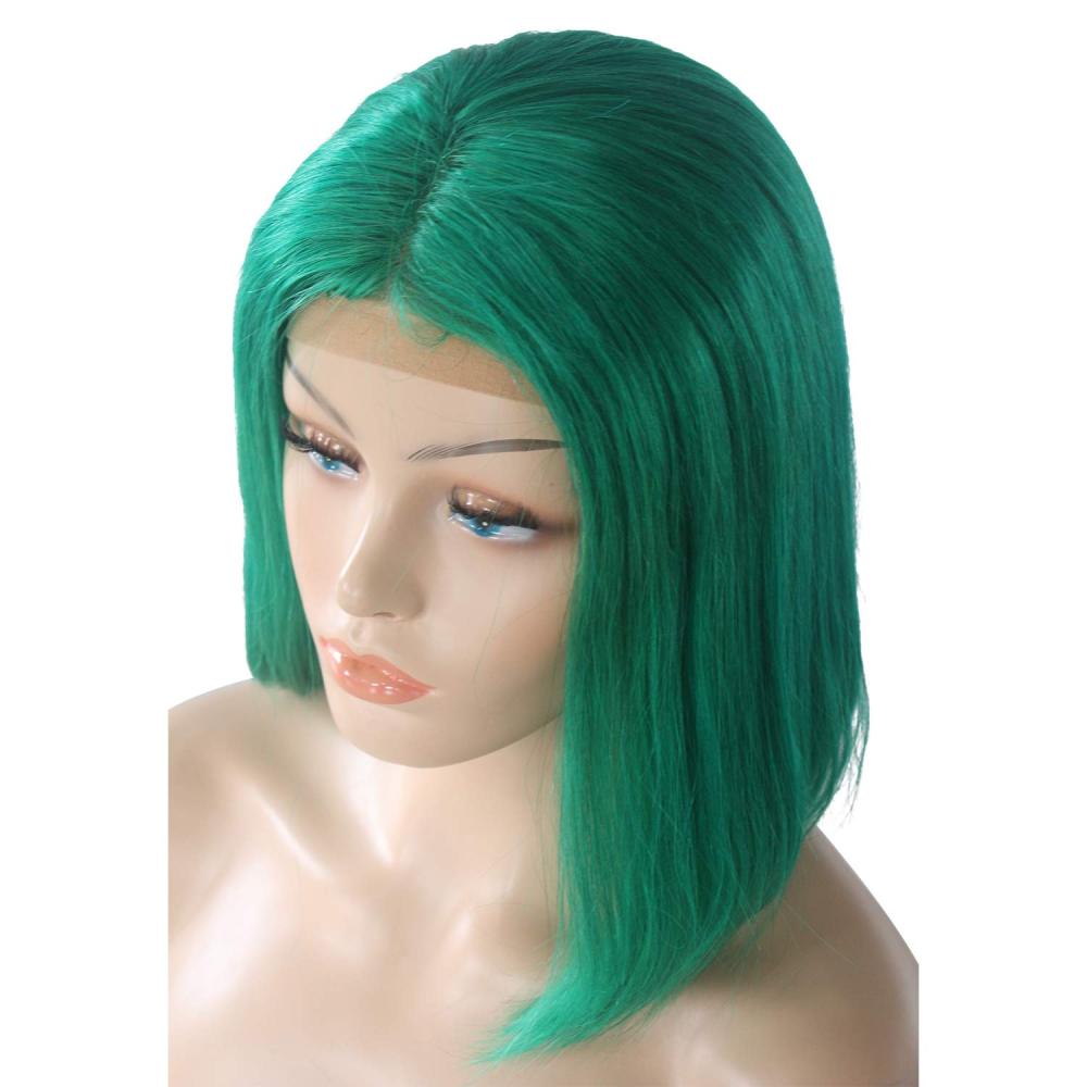 Orange Ginger Human Hair Straight Wigs BOB Wig 13x4 Lace Front Human Hair Wigs Transparent Lace Wig For Black Women Brazilian Remy Hair 180% Density
