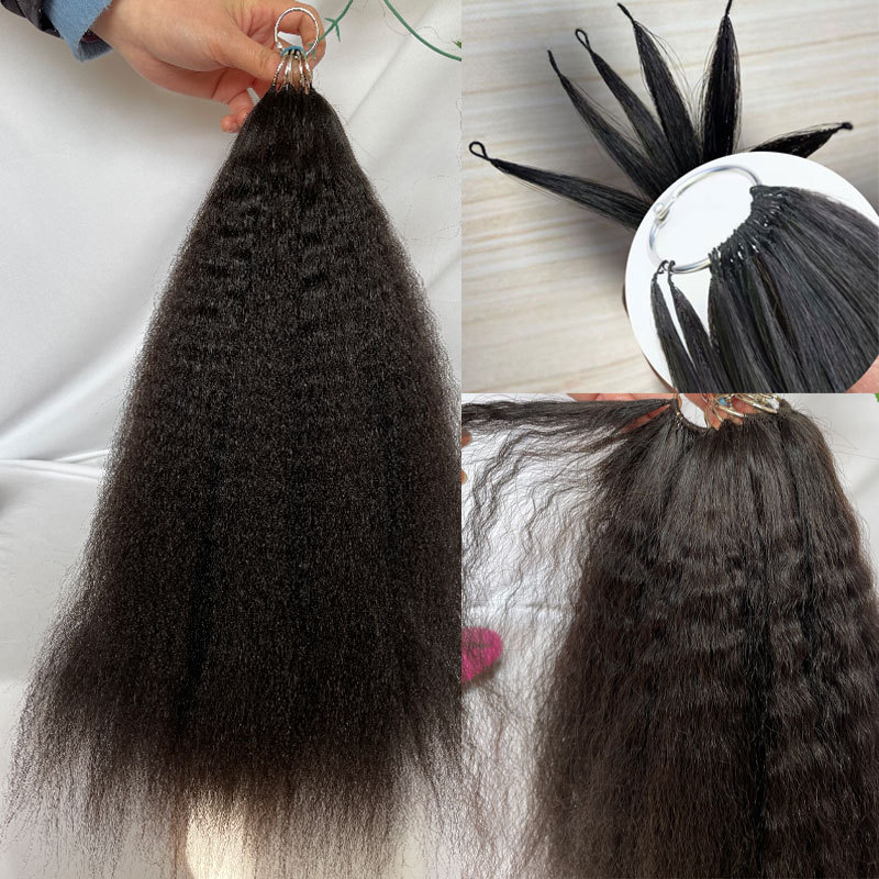 Feather Hair Extension 200pc/Lot Silky Straight Hair Extensions 18-24inch 100% Human Hair Extensions For Women Natural Color