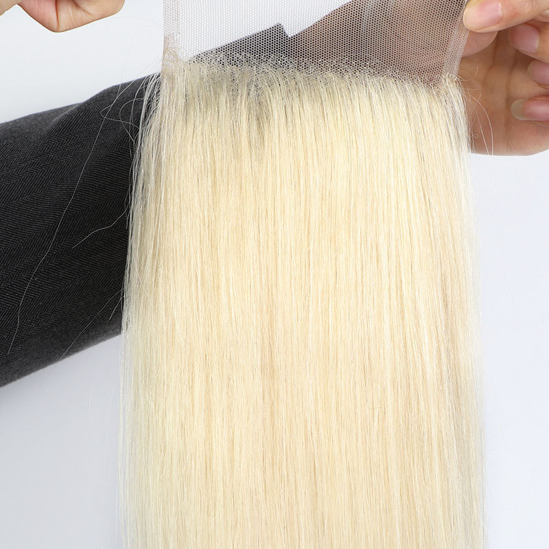 Body Wave Human Hair 4×4 Lace Closure 100% Human Hair Straight Closure Pre Plucked 613 Blonde Brazilian Remy Hair Lace Closure For Women