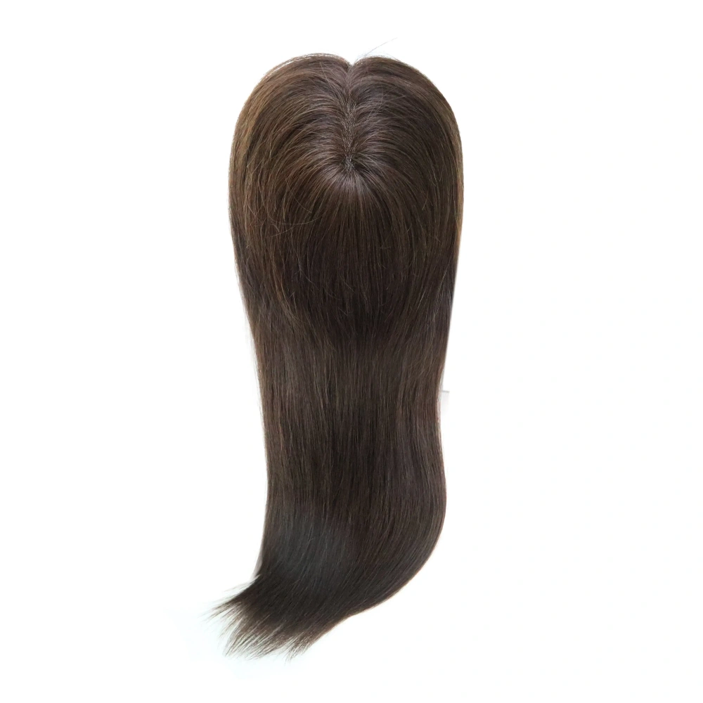 HQ Fine MONO Human Hair Chinese Cuticle Remy Hair Topper Durable Mesh Extensions