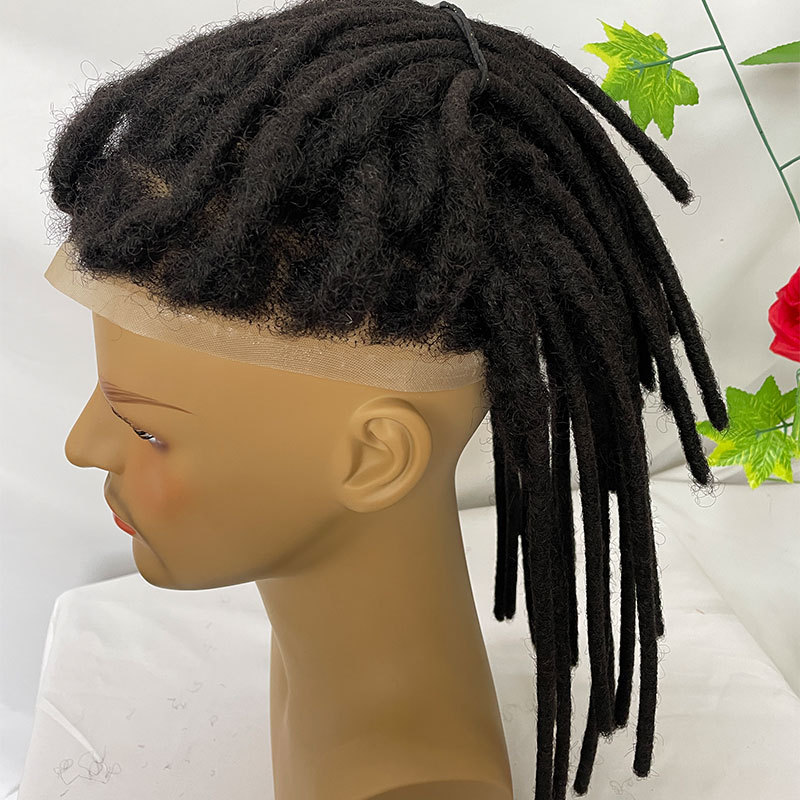 Voloria Hair 2022 New Toupee For Men Full Lace Afro Toupee Wig For Black Men Male Hair Prosthesis System Unit Curly Wigs For Men Human Hair Men Toupee