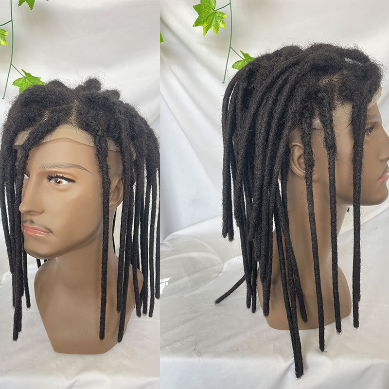 Voloria Hair 2022 New Toupee For Men Full Lace Afro Toupee Wig For Black Men Male Hair Prosthesis System Unit Curly Wigs For Men Human Hair Men Toupee
