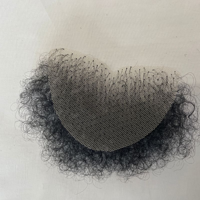 Invisible Realistic Natural Fake Private Hair  Temprature  Synthetic Fiber Body Hair Armpit Hair Chest Hair Fake Mustache for Men and Women