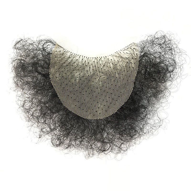 Invisible Realistic Natural Fake Private Hair  Temprature  Synthetic Fiber Body Hair Armpit Hair Chest Hair Fake Mustache for Men and Women