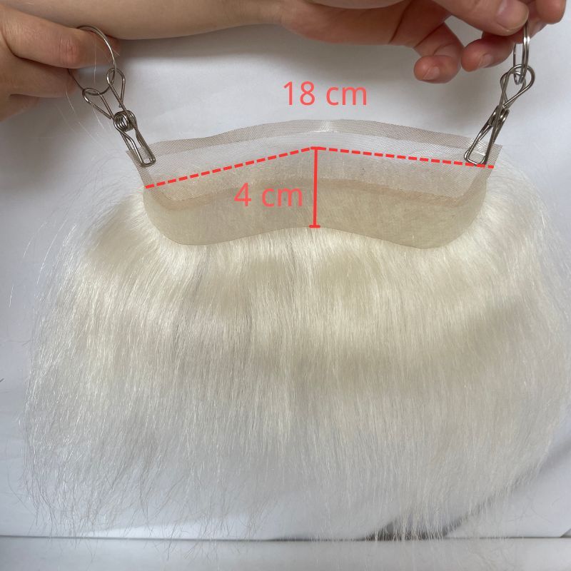 Transparent HD Invisible Lace Front Hairline French Lace Front Mens Toupee Frontal 2# Dark Brown Hairpiece for Receding Natural Hairline V-Shape Lace Poly PU Forehead Human Hair Replacement System
