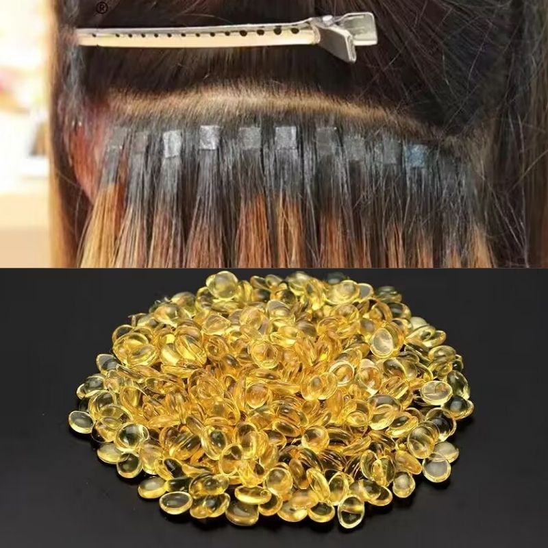 Italian Keratin Glue For Hair Extensions Strong Hold Italian Keratin Glue For Hair Extensions 400pcs/Box