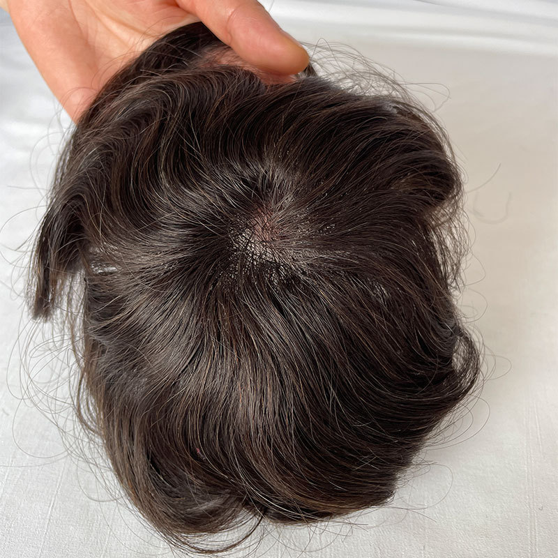 Men's Hairpiece Side Or Back Hair Patches For Men To Cover Bald Spot On Head Side Or Back