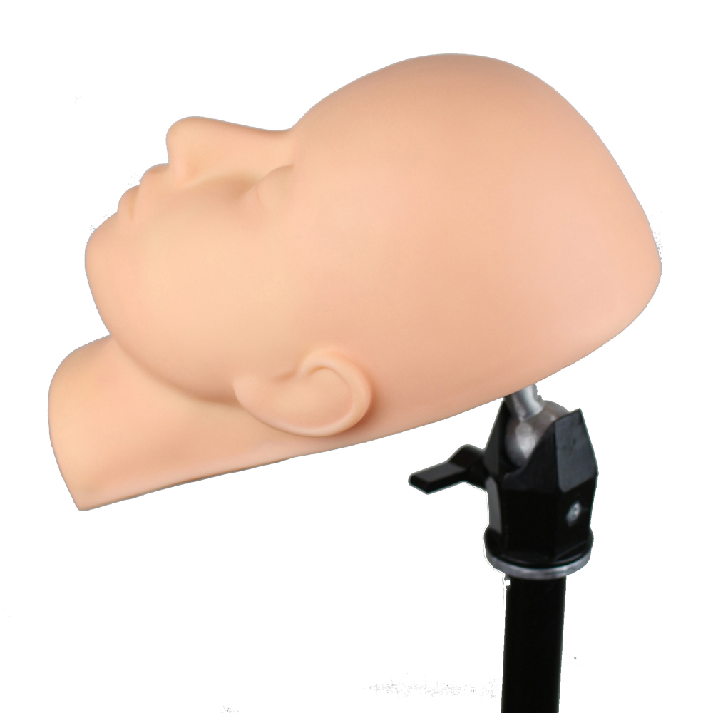 Mannequin Head High-quality Skin Massage And Makeup Closed Eyes Face Makeup Trainning For Eyelash Makeup Practice Makeup Model