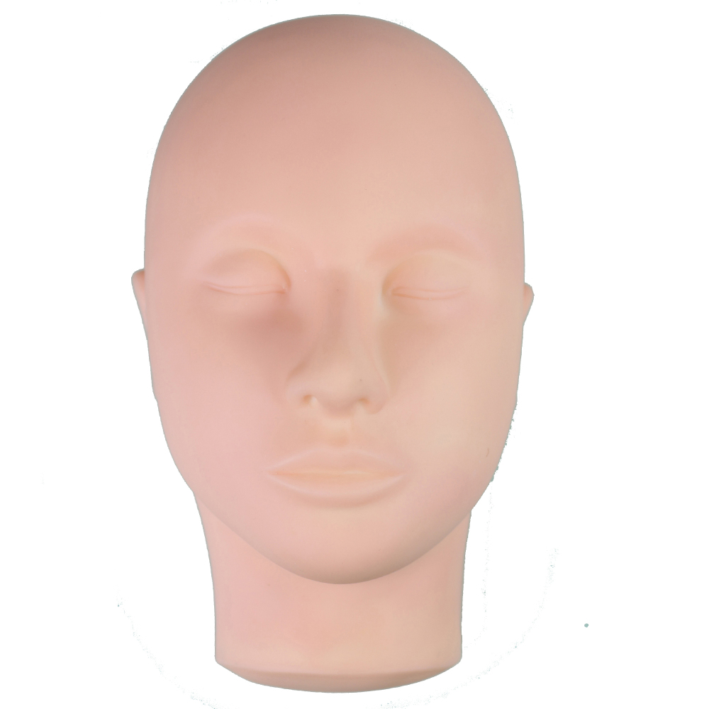 Mannequin Head High-quality Skin Massage And Makeup Closed Eyes Face Makeup Trainning For Eyelash Makeup Practice Makeup Model