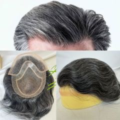 1B Mixed 40% Grey Hair