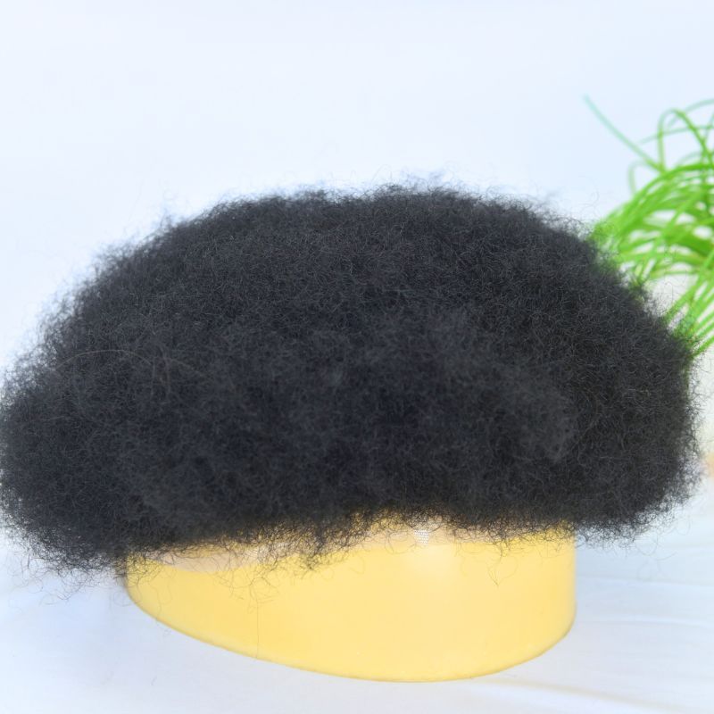 Swiss Lace Human Hair Men's Toupee Size 10x8inch Full Lace Hait System 150% Full Density Hair Replacement Natural Black Color Wigs For Men