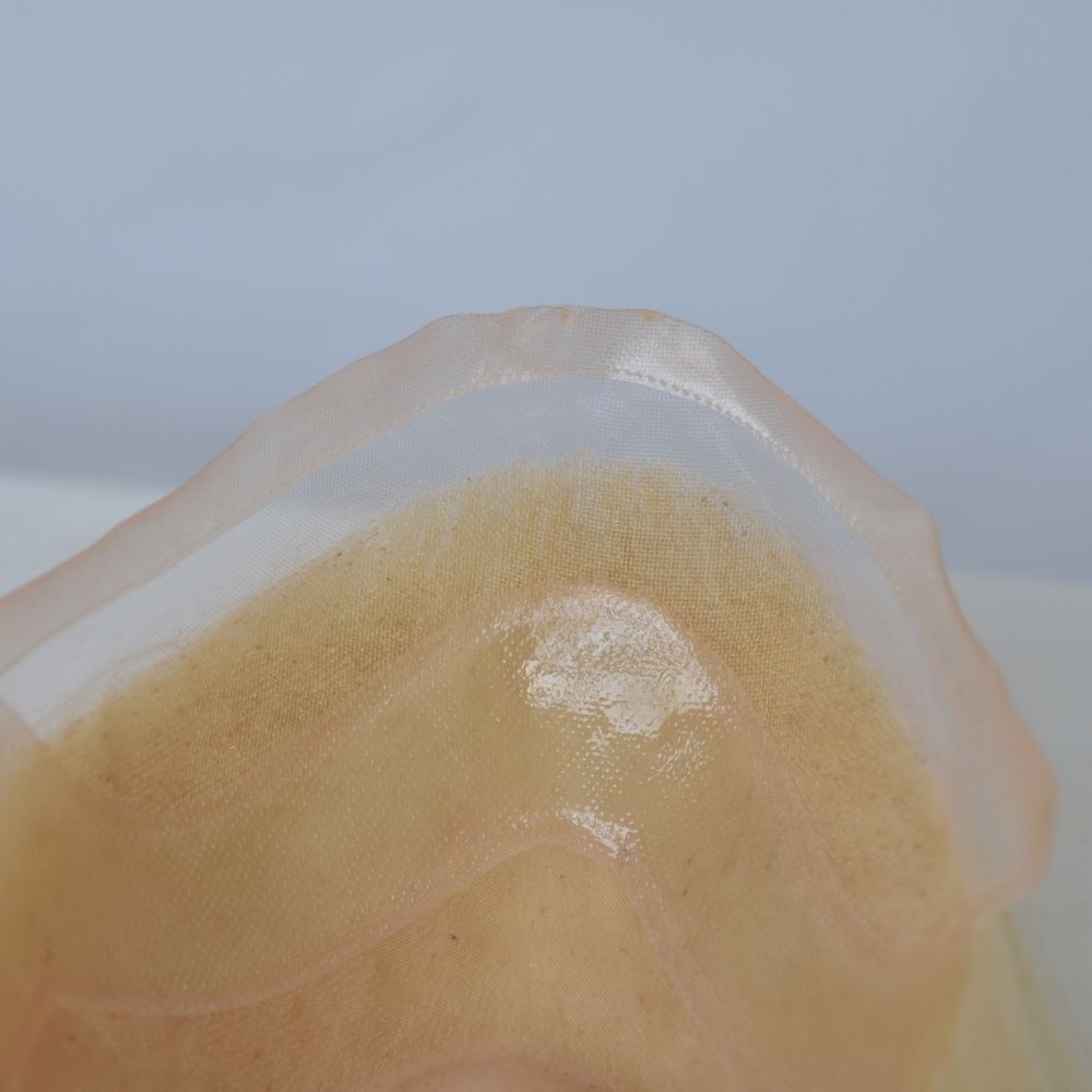 Men Toupee Hollywood Mono with PU Cap Base 100% Human Hair 1BT60 Fashionable Color 8x10 Inch Toupee for Men