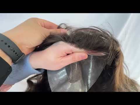 Men's Toupee Durable PU Skin Base with Soft French Lace Hairpieces 100% Human Hair Toupee for Men Australia Base Hair Replacement Natural Color Hair System Men Wigs 8x10 130% Density
