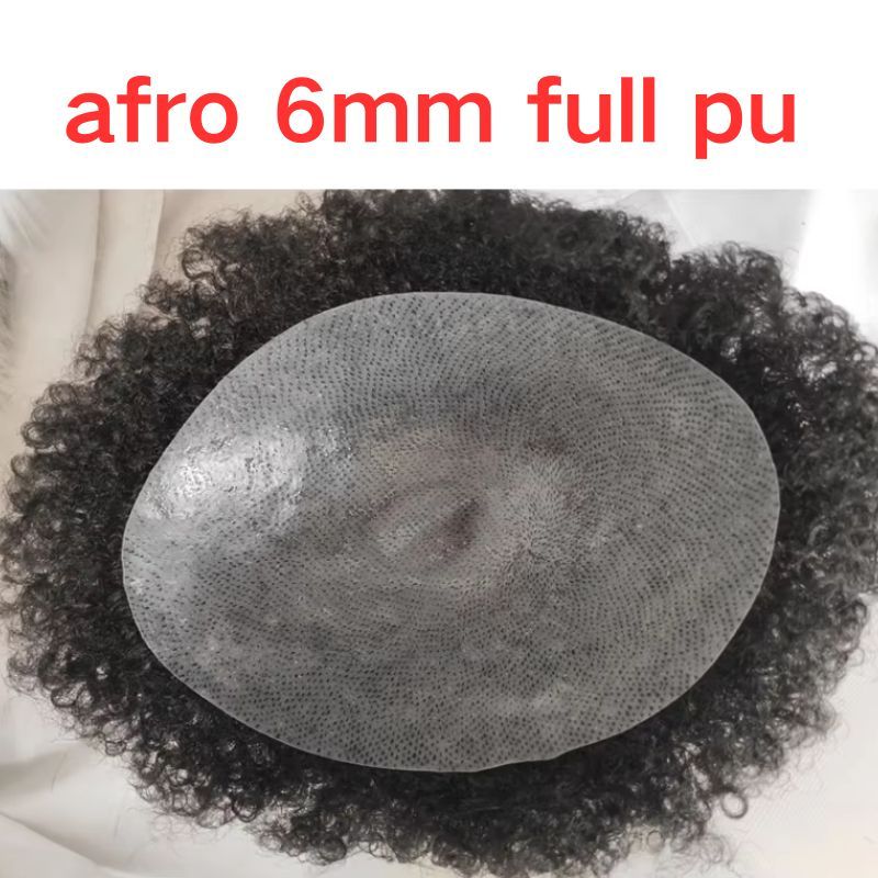 Swiss Lace Human Hair Men's Toupee Size 10x8inch Full Lace Hait System 150% Full Density Hair Replacement Natural Black Color Wigs For Men