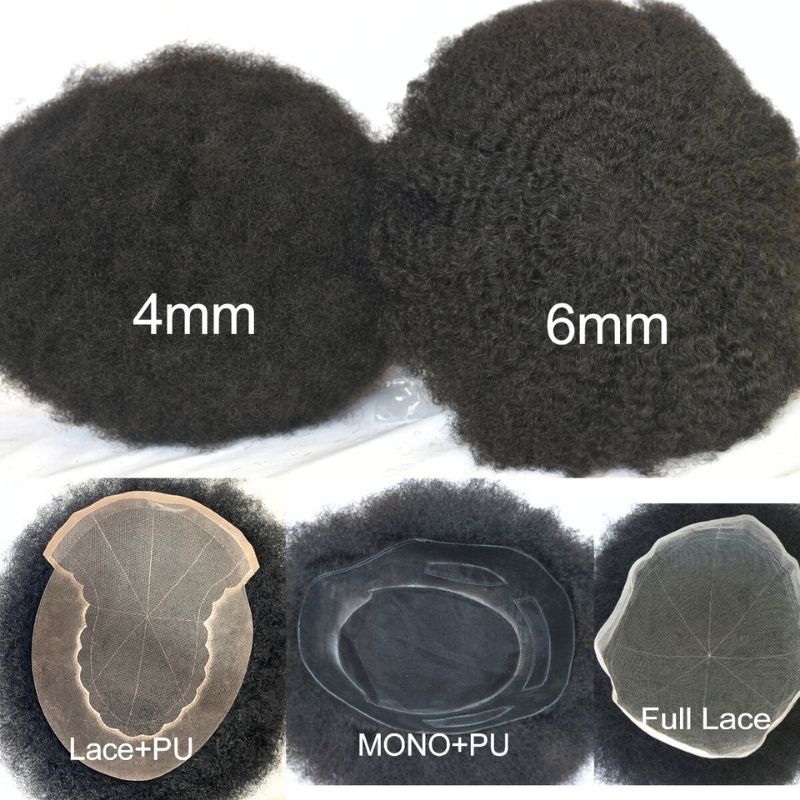 Swiss Lace Human Hair Men's Toupee Size 10x8inch Transparent Invisible Lace System 150% Full Density Natural Black Color Wigs For Men
