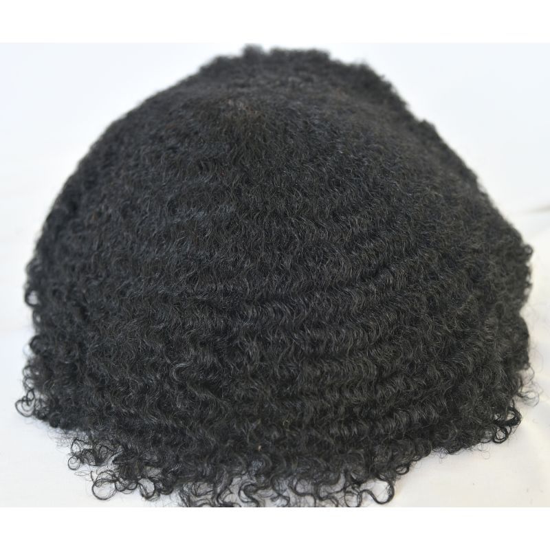 Swiss Lace Human Hair Men's Toupee Size 10x8inch Full Lace Hait System 150% Full Density Hair Replacement Natural Black Color Wigs For Men