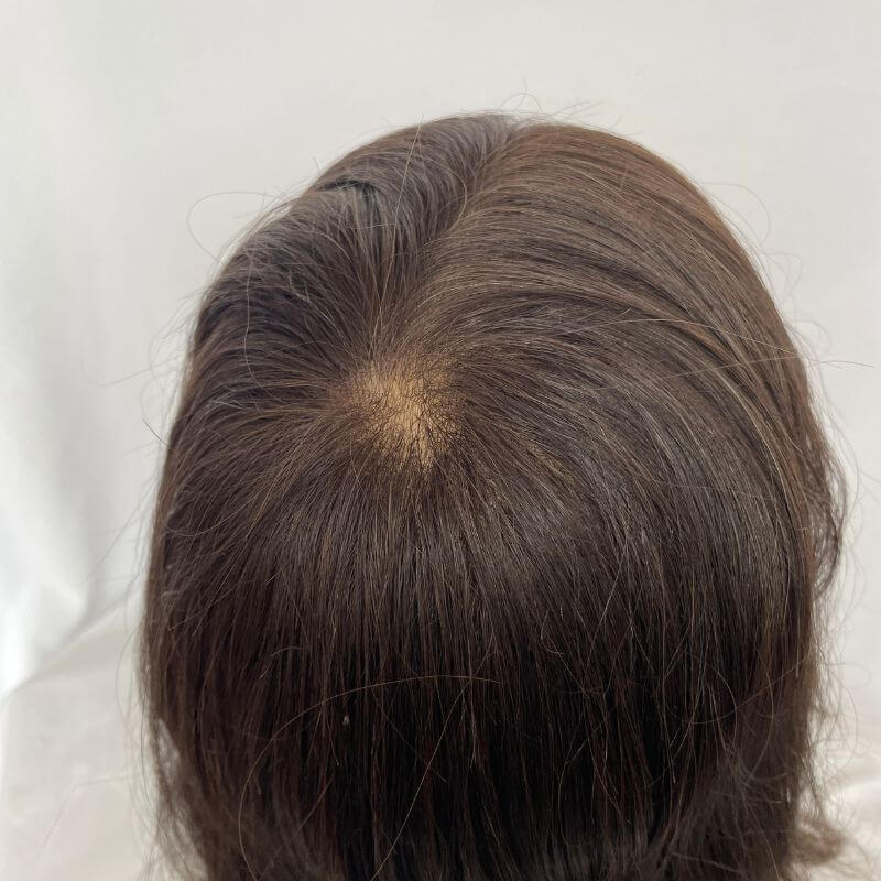 12inch Long Hair Toppers For Women Real Virgin Human Hair Toppers Hair Pieces For Women PU Thin Skin 10X8 Blonde Color 613 Toupee For Women