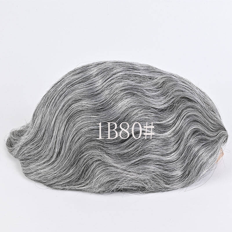 Men's Toupee 10×8 Wigs Human Hair Men's Toupee Mono Lace with PU Base Men's Hair 613 Blonde Color European 100% Human Monofilament Hair System