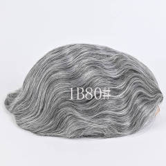 1B Mixed 80% Grey Hair