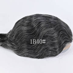 1B Mixed 40% Grey Hair